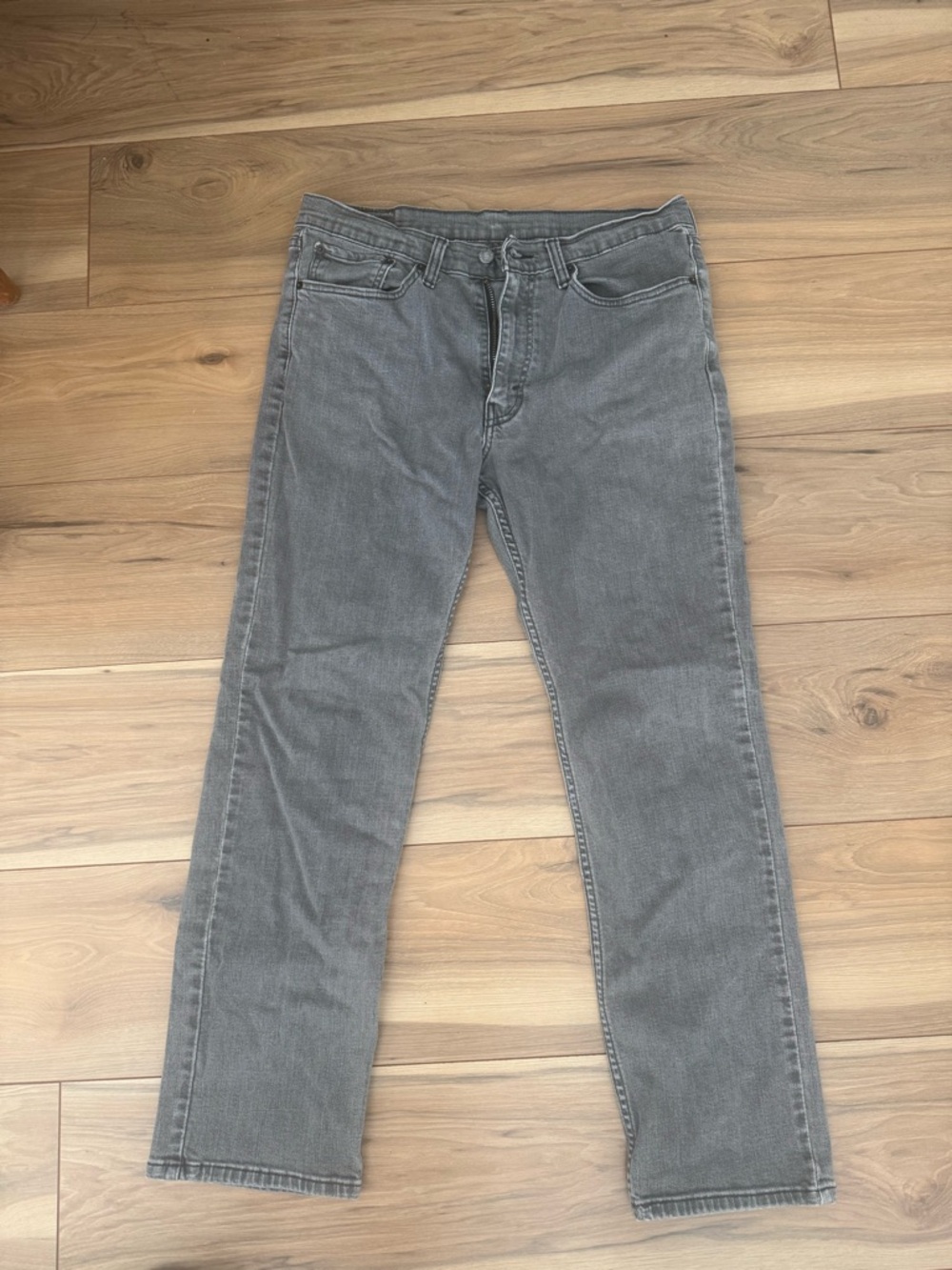 Levi's 514 34x32 Gray Slim Straight Jeans - Picture 2 of 6
